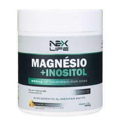 Magnésio + Inositol em Pó Nexlife | 350g - Nex Life