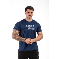 CAMISETA TRADICIONAL DRY, MASC. AZUL MARINHO - Nex Life