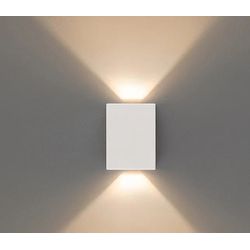 ARANDELA LED 2X2W 3000K 2 FACHOS BRANCO - Nicolucci