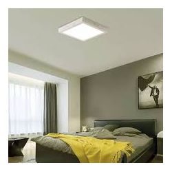 PLAFON QUADRADO SOBREPOR LED 18W 3000K BRANCO - Nicolucci