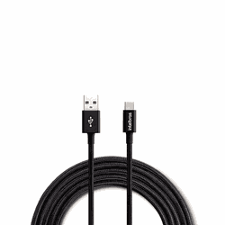 CABO USB-C 1,5M NYLON PRETO INTELBRAS - Nicolucci