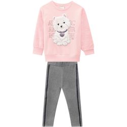 Conjunto Blusa Moletom e Calça Legging Milon Bebê ... - Nilza Baby Kids