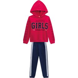 Conjunto Moletinho Kyly Feminino Infantil Tamanho ... - Nilza Baby Kids