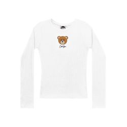 Blusa Manga Longa Fakini 12 ao 18 - Canelada Ursin... - Nilza Baby Kids