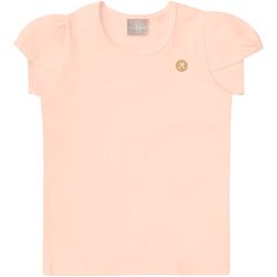 Blusa Milon Feminina 4-6-8 - Pêssego - 69850 - Nilza Baby Kids