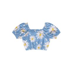 Blusa Fakini Infantil Feminina 4 ao 10 - Azul Clar... - Nilza Baby Kids