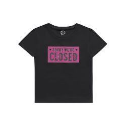Blusa Infantil Feminina Playground 4 ao 10 - Preta... - Nilza Baby Kids