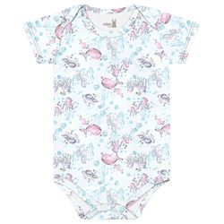 Body Kiko Baby Bebê Feminino RN ao G - Azul Claro ... - Nilza Baby Kids