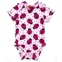 Body Kyly Bebê Feminino Rosa - 66102-R - Nilza Baby Kids