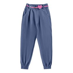 Calça Jogger Moletinho Feminina Playground 12-14-1... - Nilza Baby Kids