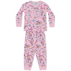 Pijama Manga Longa Fakini Bebê Feminino Tamanho 1-... - Nilza Baby Kids