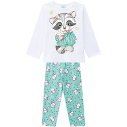 Pijama Manga Longa Kyly Infantil Feminino Tamanho ... - Nilza Baby Kids