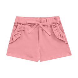 Short Kiko e Kika Bebê Feminino 1-2-3 Rosê - 68305... - Nilza Baby Kids