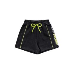 Short Fakini Infantil Feminino 4 ao 10 - Preto e V... - Nilza Baby Kids