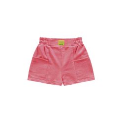 Short Fakini Infantil Feminino - 4 ao 10 - Rosa Fl... - Nilza Baby Kids