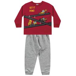 Conjunto Moletom Fakini Bebê Masculino Tamanho 1 a... - Nilza Baby Kids