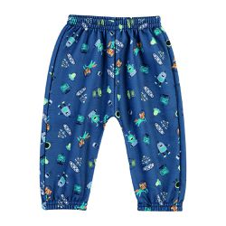 Calça Moletom Dila Bebê Masculina Azul Estampada T... - Nilza Baby Kids