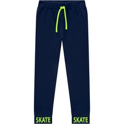 Calça Moletinho Masculina Kyly 4-6-8 Azul Marinho ... - Nilza Baby Kids