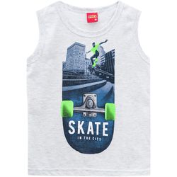 Regata Kyly Infantil Masculina Skate com Detalhe N... - Nilza Baby Kids