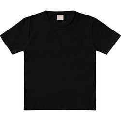 Camiseta Milon Infantil Masculina 4-6-8 - Preta - ... - Nilza Baby Kids
