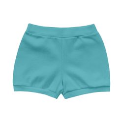 Short Kiko Baby Bebê Masculino RN ao G - Azul Turq... - Nilza Baby Kids