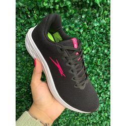 Tênis Activitta Preto com Rosa - Nina Store Multimarcas