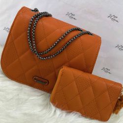 Bolsa Carteira Alça Ferro Caramelo - Nina Store Multimarcas