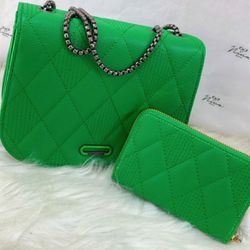 Bolsa Carteira Alça Ferro Verde - Nina Store Multimarcas