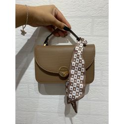 Bolsa Lenço Marrom - Nina Store Multimarcas