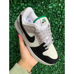 DUNK LOW BRANCO PRETO E CINZA - Nina Store Multimarcas