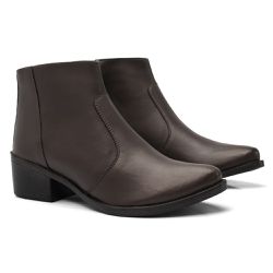 Bota Feminina Cano Curto Básica Casual Confortável... - NINE4 STORE