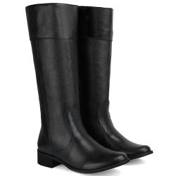 Bota Feminina Montaria Em Couro Nobre - Preta - 20... - NINE4 STORE