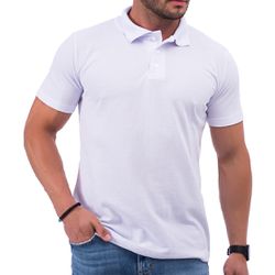 Camiseta Polo Masculina Algodão Básica Lisa Premiu... - NINE4 STORE