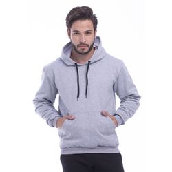 Moletom Canguru Blusa de frio Inverno - Cinza - Mo... - NINE4 STORE