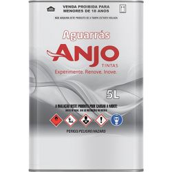 AGUARRAS MINERAL 5L - ANJO - 01659 - Nobel Tintas