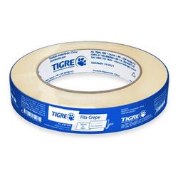 FITA CREPE 18MMX50M - TIGRE - 01029 - Nobel Tintas