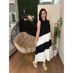 Vestido Sophia PRETO - 0010240037 - NOEMI NEVES