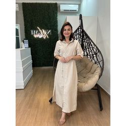 Chemise Lorena viscolinho OFF - 0010370033 - NOEMI NEVES