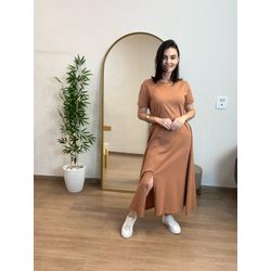 Vestido Mariana CAPUCCINO - 0010230012 - NOEMI NEVES