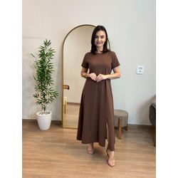 Vestido Mariana Marrom - 0010590028 - NOEMI NEVES