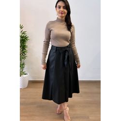 BLUSA MANGA LONGA PRISCILA CAPUCCINO - 0007730012 - NOEMI NEVES