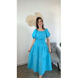 Vestido Charlote Azul - 0006040004 - NOEMI NEVES