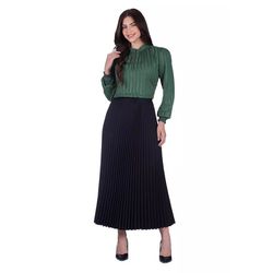 Camisa Flora VERDE MILITAR - 0011010041 - NOEMI NEVES