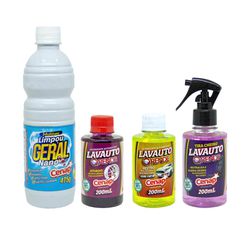 KIT PARA A LIMPEZA AUTOMOTIVA - 765756 - MS IMPERIO COM. PRODS. P/ LIMPEZA E DESCATAVEIS LTDA - ME