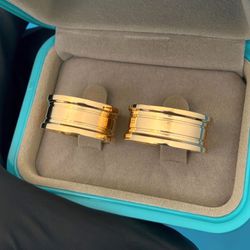 Par de Alianças Casamento Ouro 18k Amarelo 10mm Bo... - Nosso Sentimento