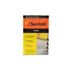 Tinta Piso Amarelo Demarcação 18L Suvinil - 07382 - NOSSA LOJA - Tintas, Máquinas e Ferramentas