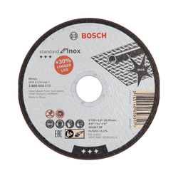 Disco de Corte Bosch Standard for Inox 125x1,6mm R... - NOSSA LOJA - Tintas, Máquinas e Ferramentas