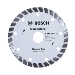 Disco Diamantado MultiMaterial Turbo 110x20/16x8mm... - NOSSA LOJA - Tintas, Máquinas e Ferramentas