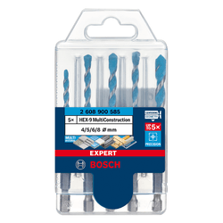 Broca EXPERT HEX-9 Multiconstruction 4 - 8mm C/ 5 ... - NOSSA LOJA - Tintas, Máquinas e Ferramentas