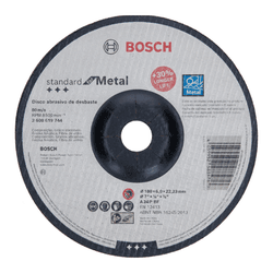 Disco de Desbaste Standard for Metal 180x6,0mm C/ ... - NOSSA LOJA - Tintas, Máquinas e Ferramentas